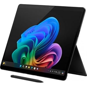 Microsoft Surface Pro 2-in-1 Laptop/Tablet (2024), Windows 11 Copilot+ PC, 13" Touchscreen Display, Snapdragon X Plus (10 Core), 16GB RAM, 512GB Storage, Black