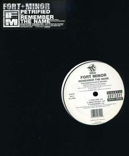 Fort Minor Petrified Remember The Name Vinyl Amazon Com Music