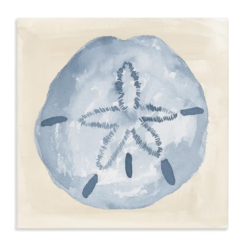 Sand Dollar Beach Life Coastal, 17 x 17 Inch Canvas Wall Art