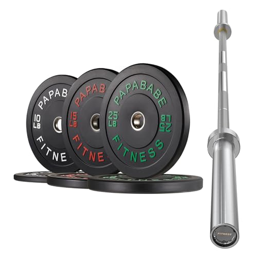 PAPABABE 7-Foot 1000LB Bumper Set