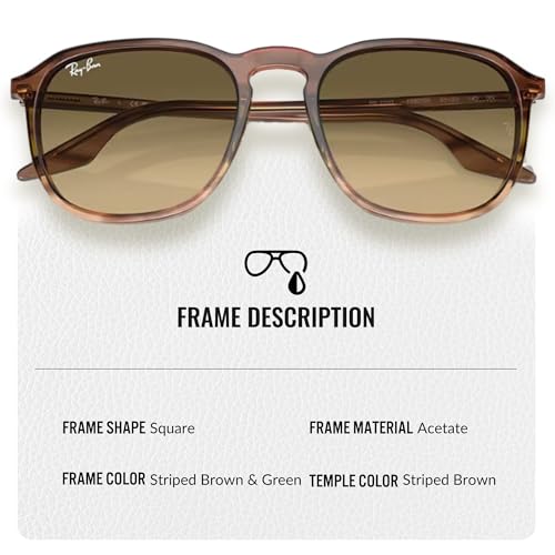 Ray-Ban RB2203 Square Shaped Sunglasses for Men & Women with Official RAYBAN Eyewear Kit2