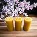 Beeswax Pillar Candles 3 Pack – Natural 100% Pure Beeswax Candles, 1.75x3.5 inch, 35 Hour Burn – Handmade Unscented Candles for Prayer, Relaxation, Meditation, Emergency & 3 Days of Darkness Prep
