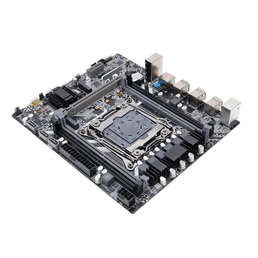 X99 Gaming Motherboard, for LGA 2011-3 Computer Motherboard with 4 Channel DDR4, 128GB M.2 Nvme NGFF Serial ATA 3.0 6Gb / s PCI E, Supports i7 E5 V3 V4 2011 CPUs