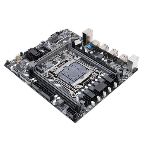 X99 Gaming Motherboard, for LGA 2011-3 Computer Motherboard with 4 Channel DDR4, 128GB M.2 Nvme NGFF Serial ATA 3.0 6Gb / s PCI E, Supports i7 E5 V3 V4 2011 CPUs