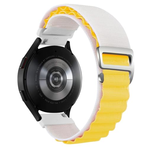 Bracelet Samsung Galaxy Watch 6 5 4 nylon 20mm, boucle alpine pour montre connectée