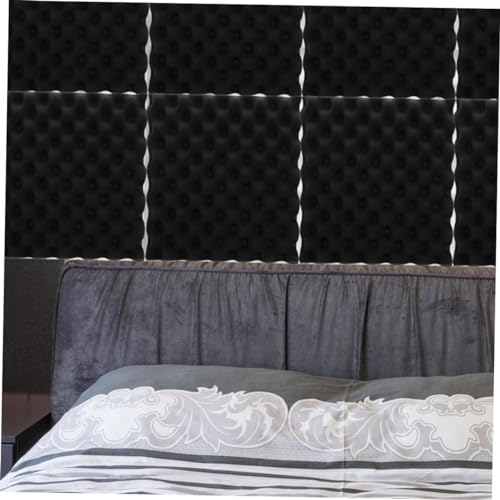 6 piezas Paneles absorbentes de sonido Almohadillas de aislamiento para monitores Estudio Aislamiento acústico para equipo de estudio musical miniatura 6