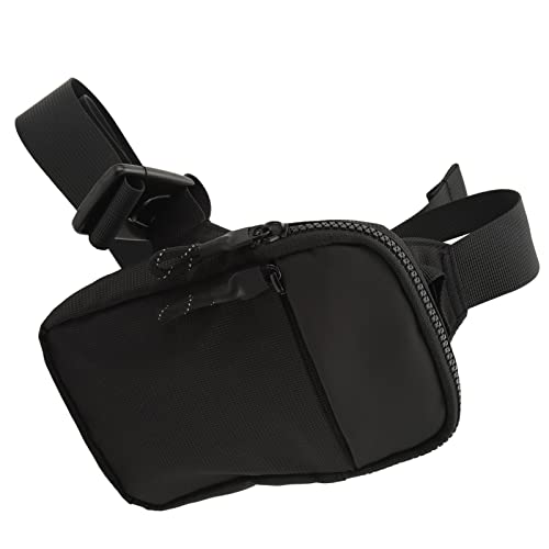 Bolsa de Ombro Masculina, Etiqueta Reflexiva Ajustável, Bolsa de Peito Esportiva, Vários Compartimen