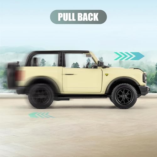 Ford Bronco Badlands 2dr Modelo a Escala 1:36 miniatura 3