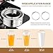 ROVSUN Cup Sealing Machine Full Automatic, Electric Cup Sealer 500-600 Cups/H, Bubble Tea Machine with LCD Intelligent Display, 88/89/90/95 mm Cup for Bubble Milk Tea Coffee Black