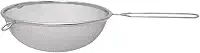Mimo Style Peneira 18 cm Com Suporte Para Acomodação em Panelas e Travessas, Suporta Altas e Baixas Temperaturas, Material de Inox Resistente e Flexível, Fácil Manuseio, Extremamente Simples de Limpar
