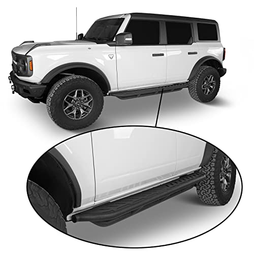 Estribos laterales para Ford Bronco 2021-2026 resistentes en acero miniatura 3