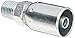 EATON Weatherhead Coll-O-Crimp 06905E-104 Male Pipe Rigid Fitting, AISI/SAE 12L14 Carbon Steel, 1/4" Hose ID, 1/4" NPT Male