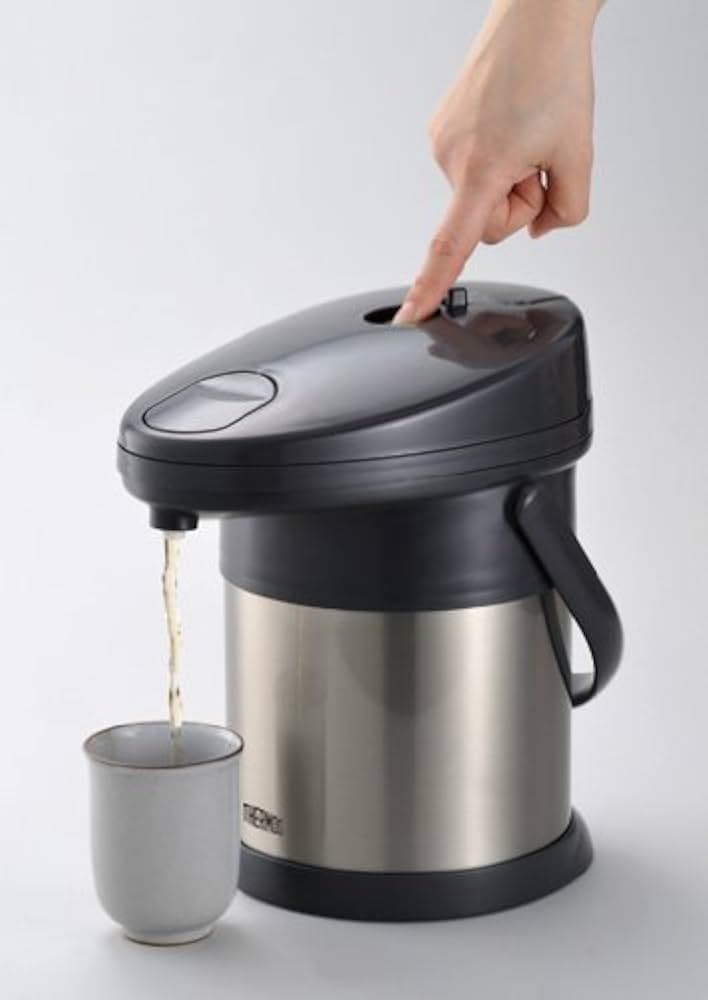 未使用　THERMOS ステンレス 電池給湯ポット 2.2L TAL-2200 Amazon.co.jp: THERMOS ステンレス電池給湯ポット ステンレスブラック