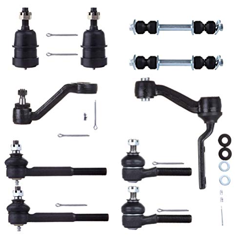 Notude 10Pcs Suspension Kit（Ldler Arm*1+Tie Rod End*4+Stabilizer Bar Link Kit *2+Lower Ball Joint*2+Pitman Arm *1）Replacement For Marquis 1980-1982 For Town Car 1981-1990 For Continental 1980 #TOP1