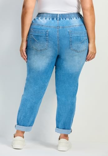 Women's Plus Size Taliah Denim Jogger2