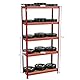 Home Discount 5 Etagen Schicht Regal Regalen Rack Küche Garage Racking 875 kg Kapazität, rot