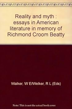 Hardcover Reality and Myth Essay in American Literature Book