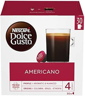 Nescafe Dolce Gusto Café Americano Coffee Pods (Pack of 3, Total 90 Capsules)