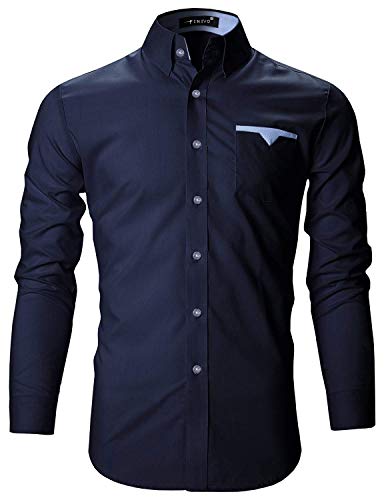 FINIVO FASHION Men’s Cotton Casual Shirt