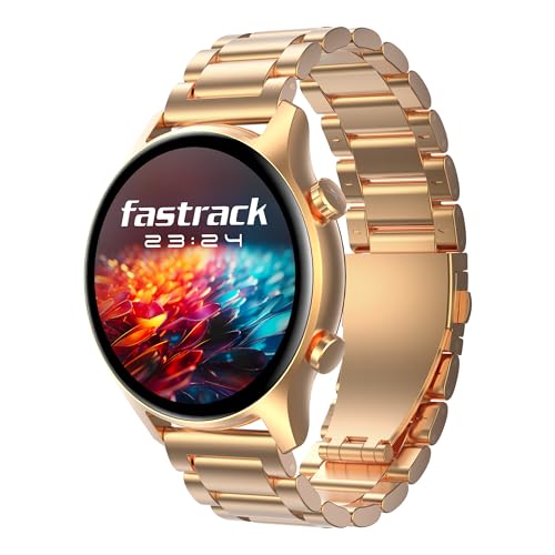 Fastrack Astor FR2 Pro 1.43" AMOLED Stainless Steel Smart Watch w...