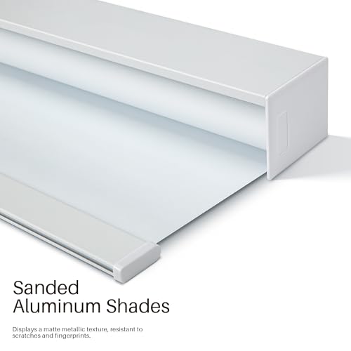 Image of Cordless Blackout Roller Shades, Free-Stop Window Shades Pull Down, Room Darkening Thermal Insulated Fabric Roller Blinds for Indoor Windows Bedroom Office (White, 39 inch W x 72 inch H)