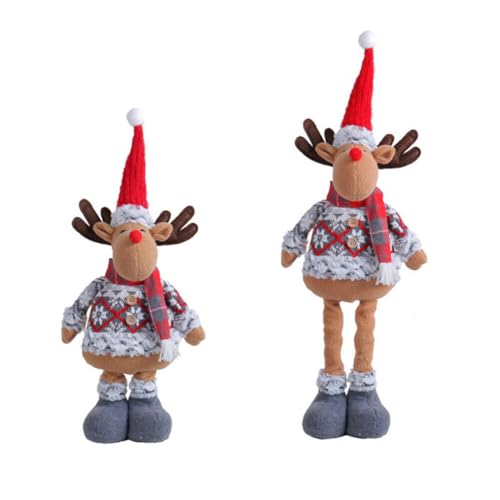 Weihnachtspuppe Teleskop Plüsch Spielzeug, Weihnachten Teleskop...