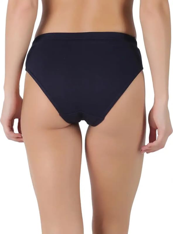 Image of INNERO Ladies Panties Combo, Cotton Brief for Women, Panty Hipster Women's Underwear Pack of 4 - Colour May Vary