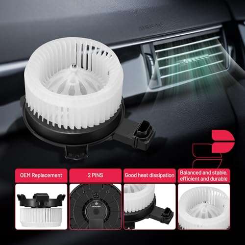 Image of BDFHYK AC Heater Blower Motor Fan 700257 Compatible with Honda 2012-2013 Civic, Compatible with Acura 2013-2014 RDX, 2013-2015 ILX,HVAC Blower Motor Assembly 80030-TR0-305 79310-TR0-A01