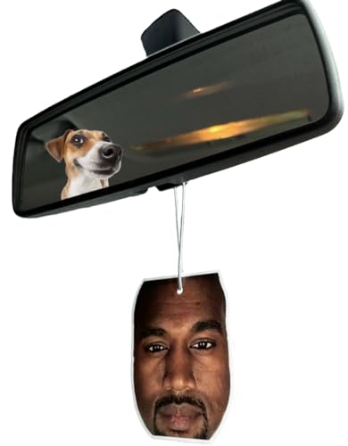Car Air Freshener For Kanye West Fans Blank Stare Meme - New Car Scent - Funny Gift For Ye Fans, Brother, Sister, Friends and Everyone else!