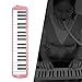 Keyboard Piano,37 Keys,Piano Keyboard,Small Piano Keyboard,Play Piano,4 Colors, Music Keyboard,Digital Pianos for Beginner Professional Training (Pinkish)