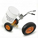 Drum Truck, 55 Gallon Drum Dolly, Industrial-Grade Specialized Handling Equipment, Extra-Large 16” Pneumatic Tires, Effortlessly Handle Most Terrains, 1,000 lbs, for Garages, Workshops, and Outdoor