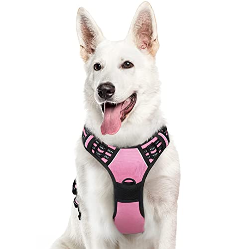 Image of Eagloo Dog Harness for Large Dogs, No Pull Pet Vest with 2 Leash Clips