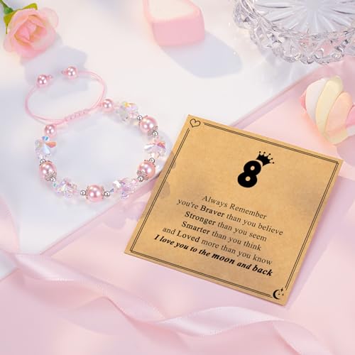 Image of Butterfly Bracelet for Girls, Gifts for 8 10 Year Old Girl Birthday Christmas