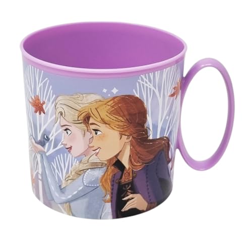 Disney Tasse Frozen Elsa et Anna Mug en plastique pour petit déjeuner goûter 265 ml