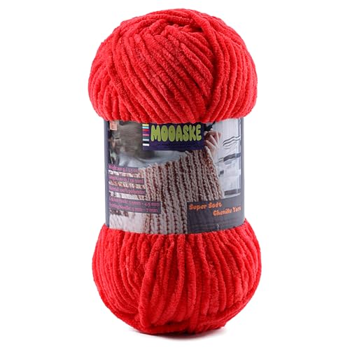 Baby Blanket Yarn for Crocheting - Soft Velvet Fluffy Chenille