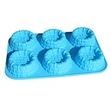 X-Haibei Shortcake Baskets Cake Pie Pan CupCake Muffin Jello Soap Silicone Mold Bakeware Tray