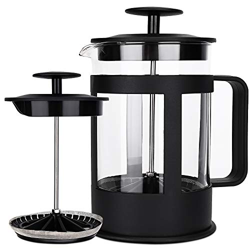 Cafetera Cazzenie Prensa Francesa de Vidrio para Café plateado 350ml  Cazzenie PRNSP02-350 | Walmart en línea