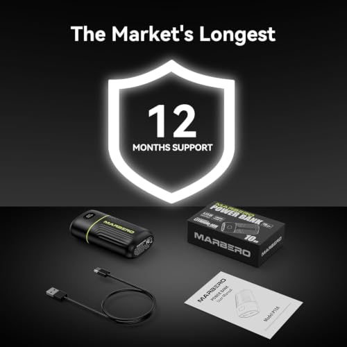 MARBERO Portable Charger 10000mAh Mini Power Bank USB C in&out Fast Charging Battery Pack Compact External Phone Powerbank Compatible with iPhone 16 15 14 13 12 Samsung S22 S21 Google AirPods iPad etc - image 7