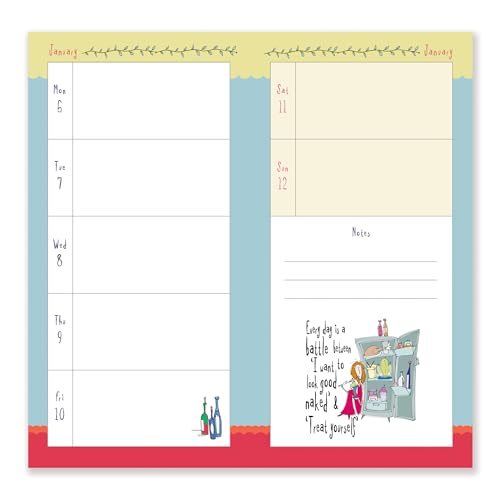 Portico Designs Ltd 2025 Born to Shop Slim Diary, Multicolour - Image 2