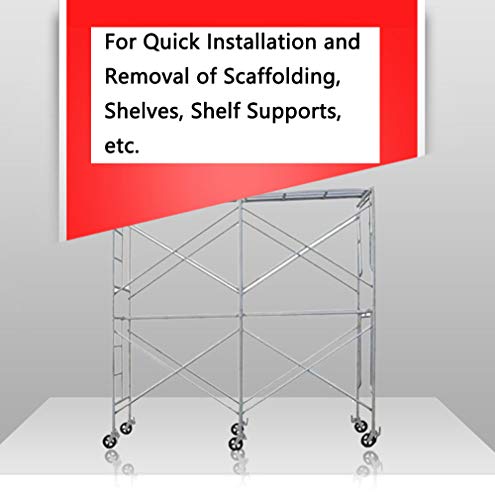 Detachable Scaffolding and Guardrail System Locking Pin, Hinge Pin, Shelf Bracket Welding Fixing Peg Pins, Steel Galvanizing, 8 Pcs