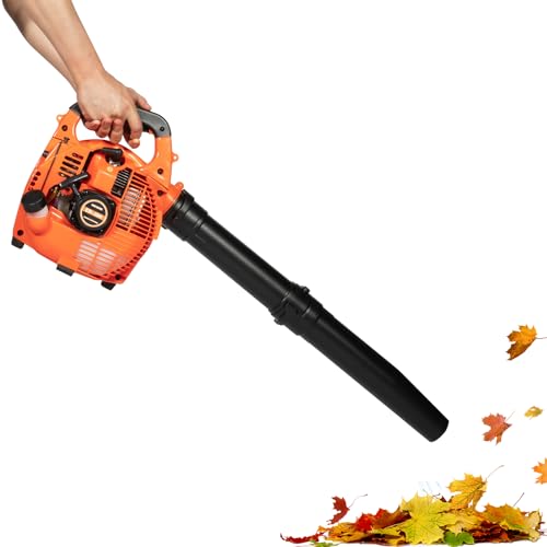 BJTDLLX Soffiatore a benzina a 2 tempi, soffiatore a foglie, soffiatore a foglie, 7000 giri/min, 750 W, portatile per la rimozione delle foglie, neve