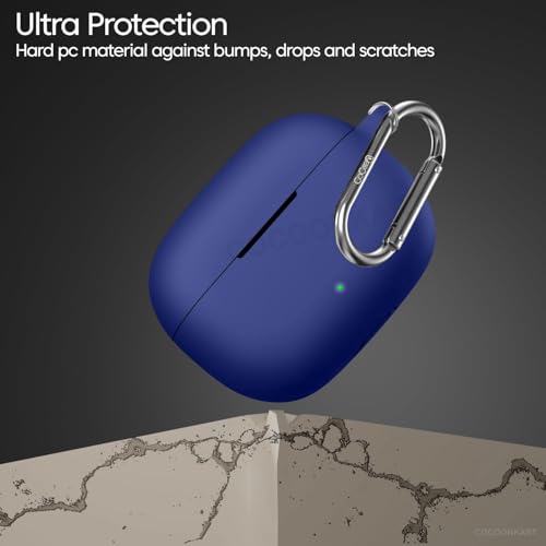 Image of Soft Silicone Case Cover for Realme Buds T310 | Buds N1 - Blue