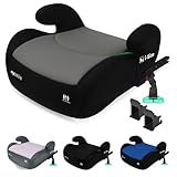 My Babiie MBCSB20 Child Booster Seat - ISOFIX, R129 i-Size 125-150cm (Group 3, 6 to 12 Years Approx.) Portable Kids Car Seat, Comfortable, Compact, Lightweight, Ideal for Travel - Grey - Image 1