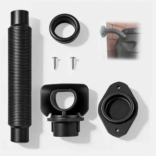 Rain Barrel Diverter Kit for Rectangular Downspouts 1 Set