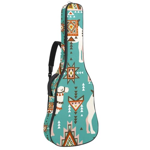 Housse de guitare rembourrée en tissu Oxford épais avec boucle de suspension et sangle de cou Camel Caravan Through Desert, Multicolore 4., 42.9×16.9×4.7 in, Sac de transport tendance pour guitare - Les Beatles, Paul McCartney, John Lennon, RIngo Starr, George Harrison Housse de guitare rembourrée en tissu Oxford épais avec boucle de suspension et sangle de cou Camel Caravan Through Desert, Multicolore 4., 42.9x16.9x4.7 in, Sac de transport tendance pour guitare