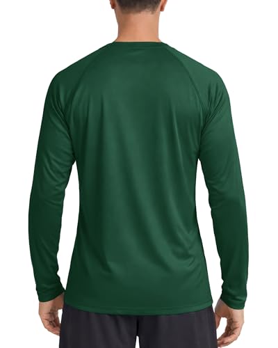 Image of Boladeci Men's UPF 50+ Sun Protection UV SPF Shirts Long Sleeve Lightweight Quick Dry Swim T-Shirts Rash Guard