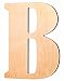UNFINISHEDWOODCO Unfinished Wood Letter, 15-Inch, Monogrammed B, Large