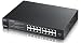 Produktbild ZyXEL 16 Port 10/100 802_3af PoE (Power-Over-Ethernet 8 Ports), ES1100-16P-EU0102F ((Power-Over-Ethernet 8 Ports))