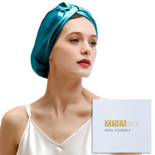 ZIMASILK 22 Momme Silk Sleep Bonnet for Women