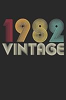 Vintage notebook paper 1982 Birthday 38th Gift 1679725688 Book Cover